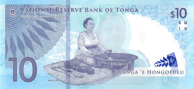 PN52 Tonga - 10 Pa'anga (ND (2023))